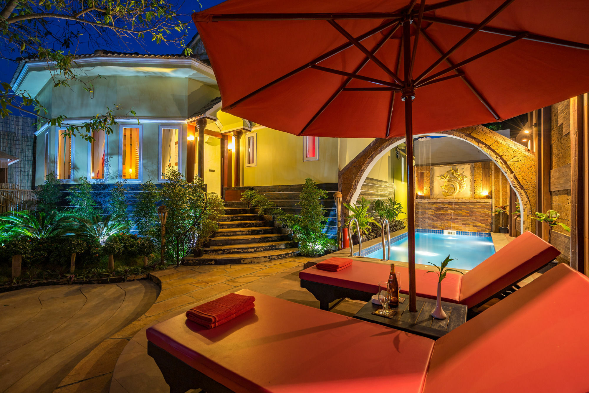 Silk D'Angkor Villa Siem Reap Bagian luar foto