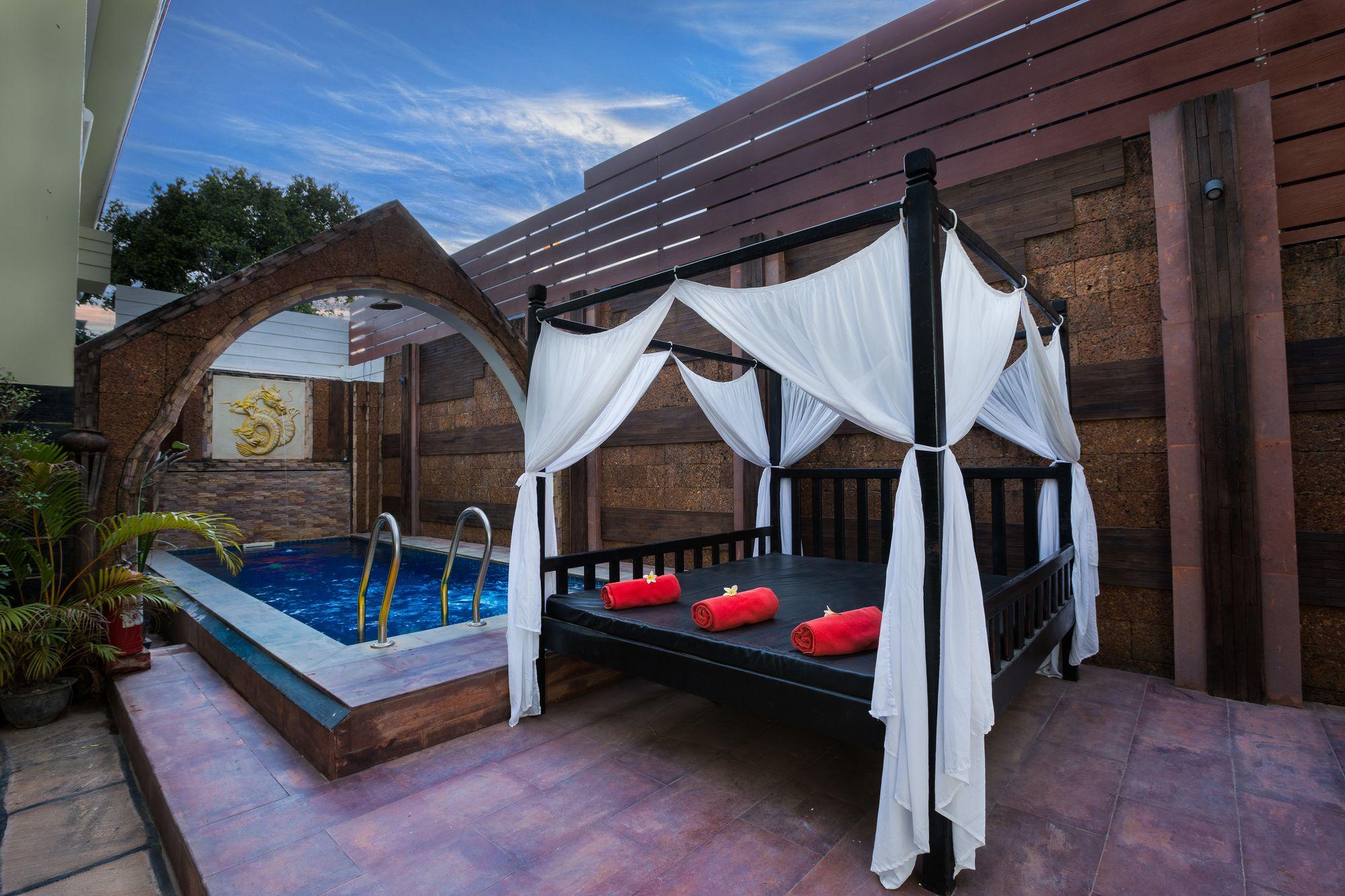 Silk D'Angkor Villa Siem Reap Bagian luar foto
